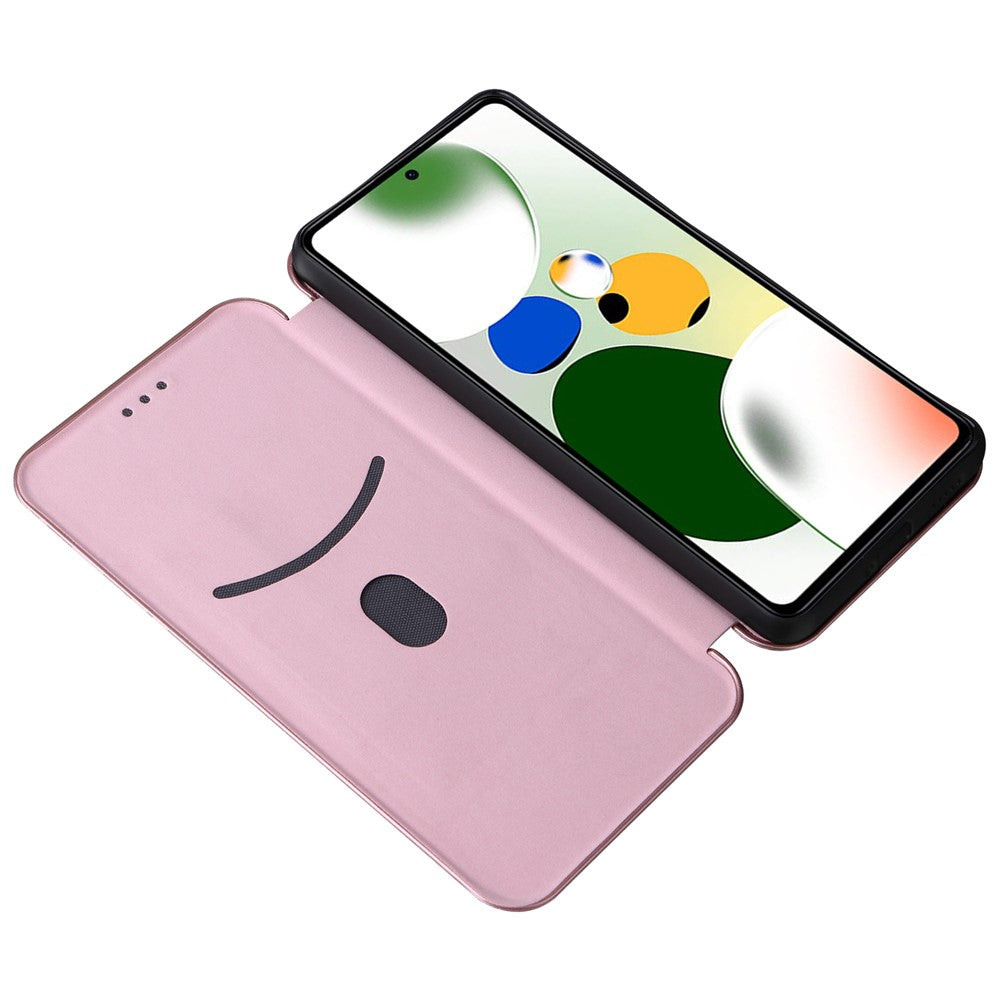 For Xiaomi Redmi Note 12 Pro Speed 5G / Note 12 Pro 5G / Poco X5 Pro 5G Phone Case PU Leather Carbon Fiber Texture Stand Card Slot Phone Cover