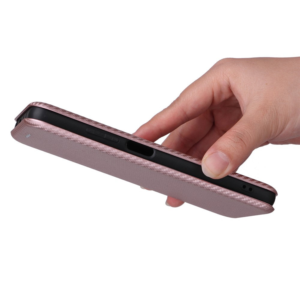 For Xiaomi Redmi Note 12 Pro Speed 5G / Note 12 Pro 5G / Poco X5 Pro 5G Phone Case PU Leather Carbon Fiber Texture Stand Card Slot Phone Cover