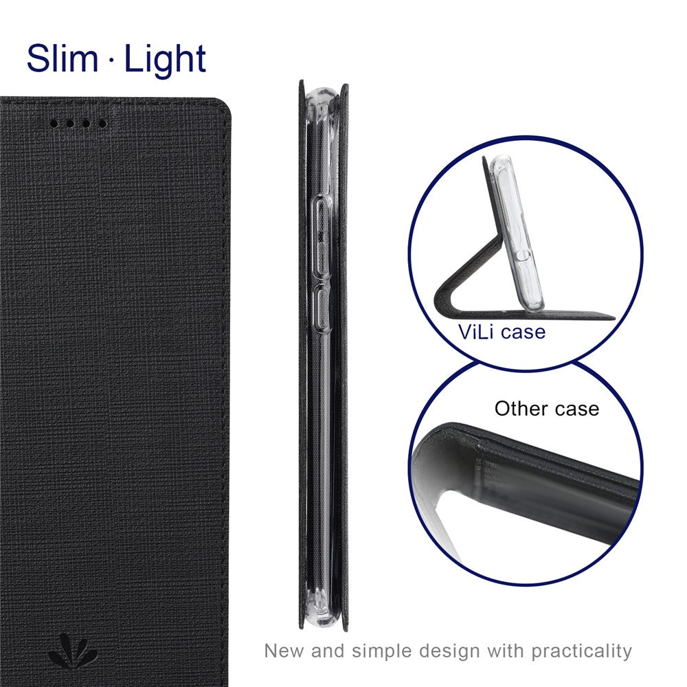VILI DMX Series for Xiaomi 13 Pro 5G PU Leather Phone Stand Case Card Holder Protective Phone Cover