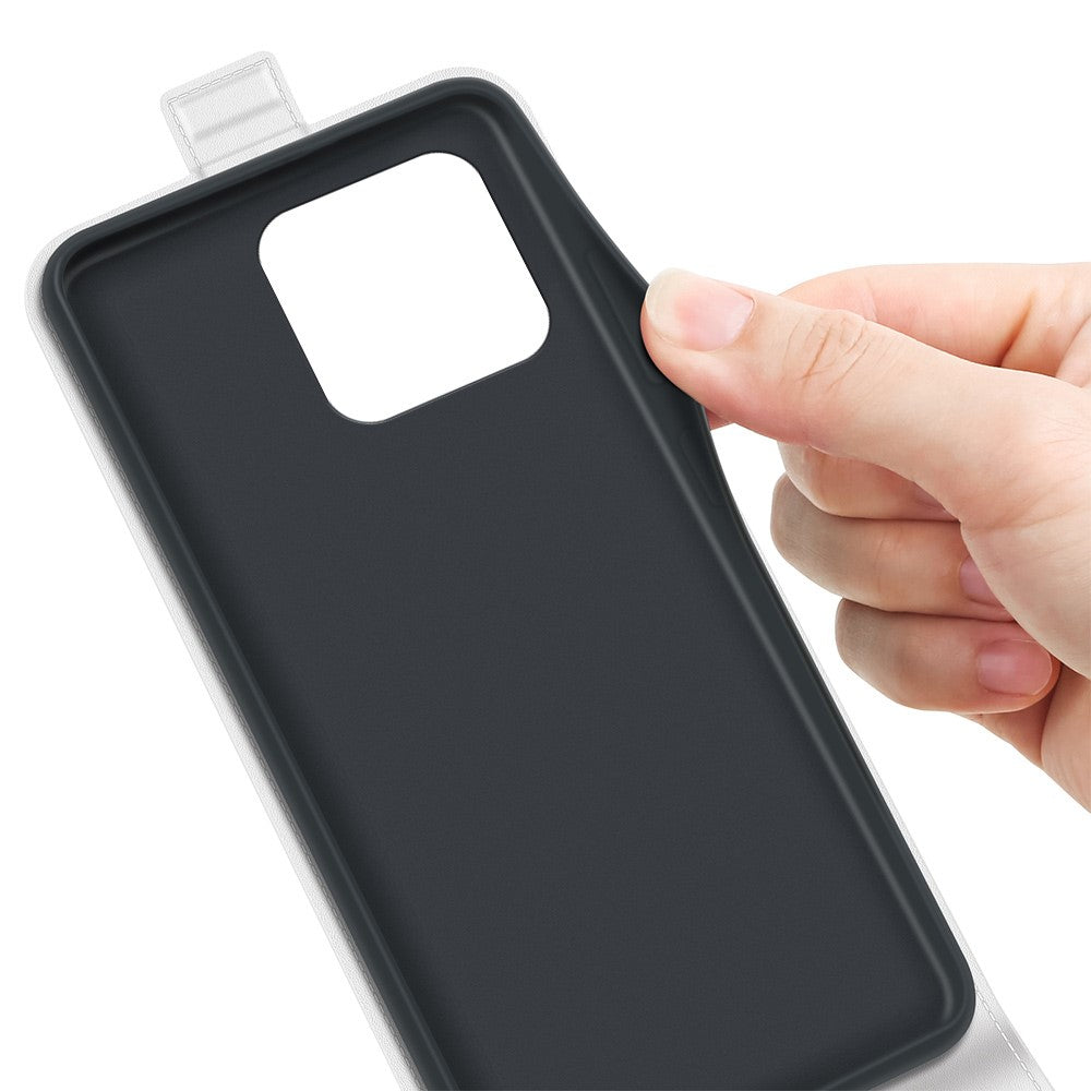 Cell Phone Cover For Xiaomi 13 5G , Vertical Flip Leather Crazy Horse Texture Protective Phone Case Card Holder