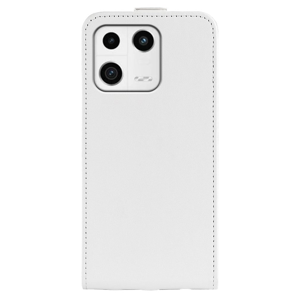 Cell Phone Cover For Xiaomi 13 5G , Vertical Flip Leather Crazy Horse Texture Protective Phone Case Card Holder