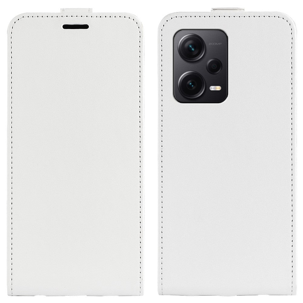 Vertical Flip Leather Cover for Xiaomi Redmi Note 12 Pro+ 5G , Crazy Horse Texture Case with Card Slot
