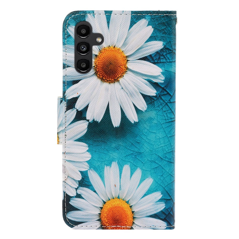 Galaxy A24 4G Wallet-Hülle – Musterdruck, mit Ständer & Riemen