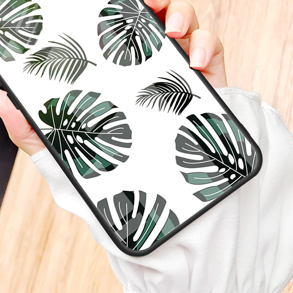 For Xiaomi 13 Pro 5G Cell Phone Case Pattern Printing Tempered Glass+PC+TPU Protective Phone Cover