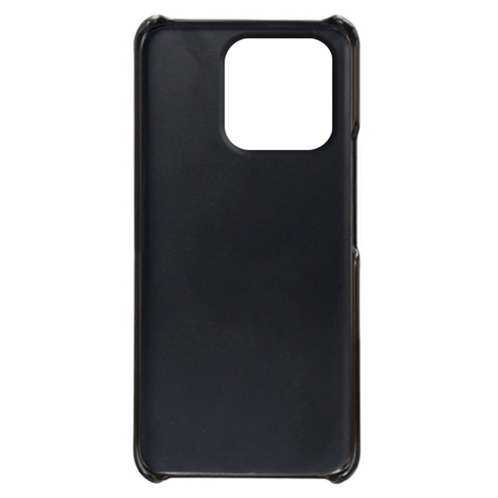 For Xiaomi Redmi 12C 4G Calf Texture Phone Case Leather Coated PC Shockproof Cover