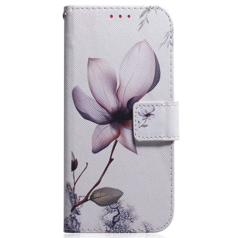 For Honor 70 5G Pattern Printing PU Leather Wallet Cover Magnetic Clasp Phone Stand Case