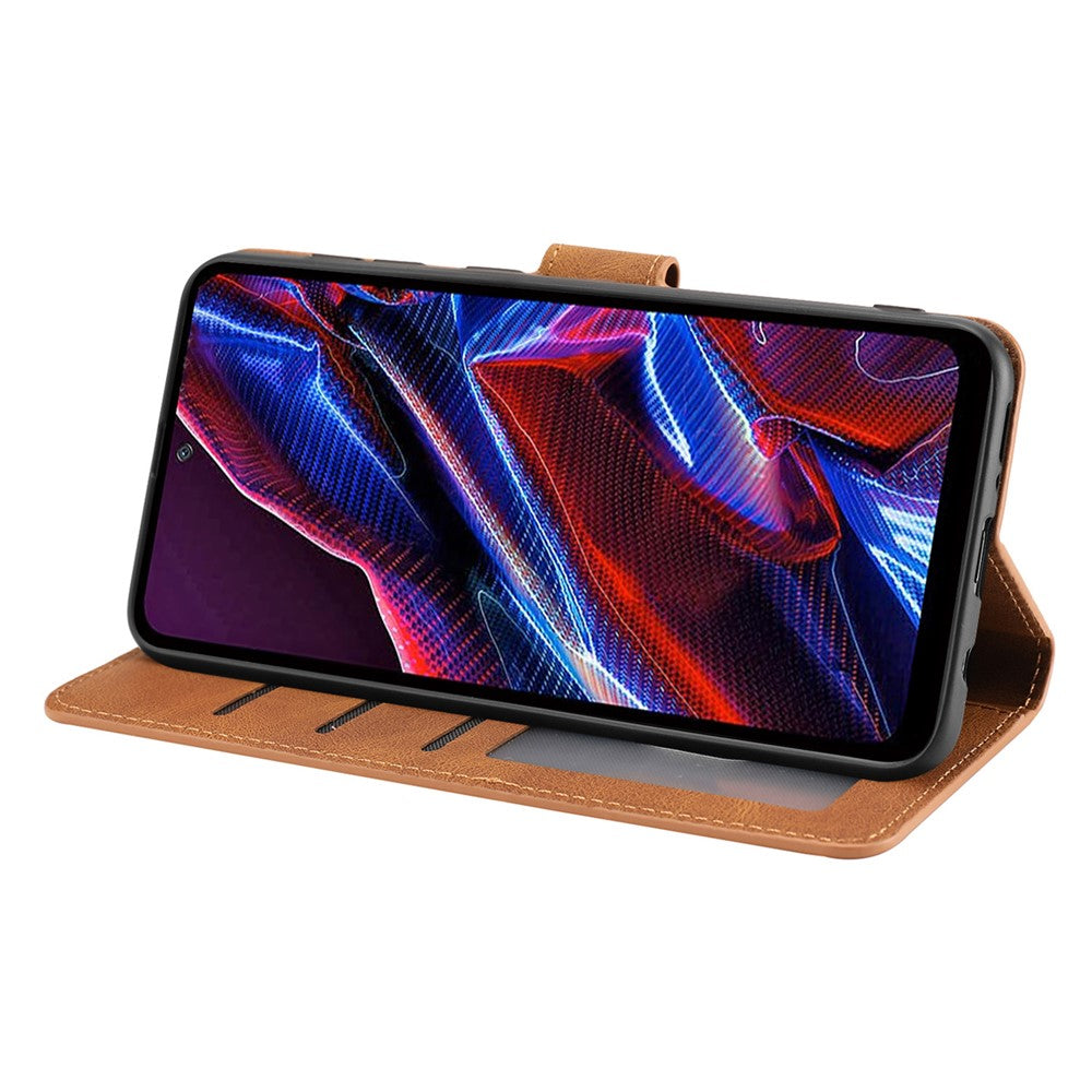 For Xiaomi Redmi Note 12 Pro+ 5G / Note 12 Explorer 5G Leather Phone Case Stand Wallet Cover with Strap