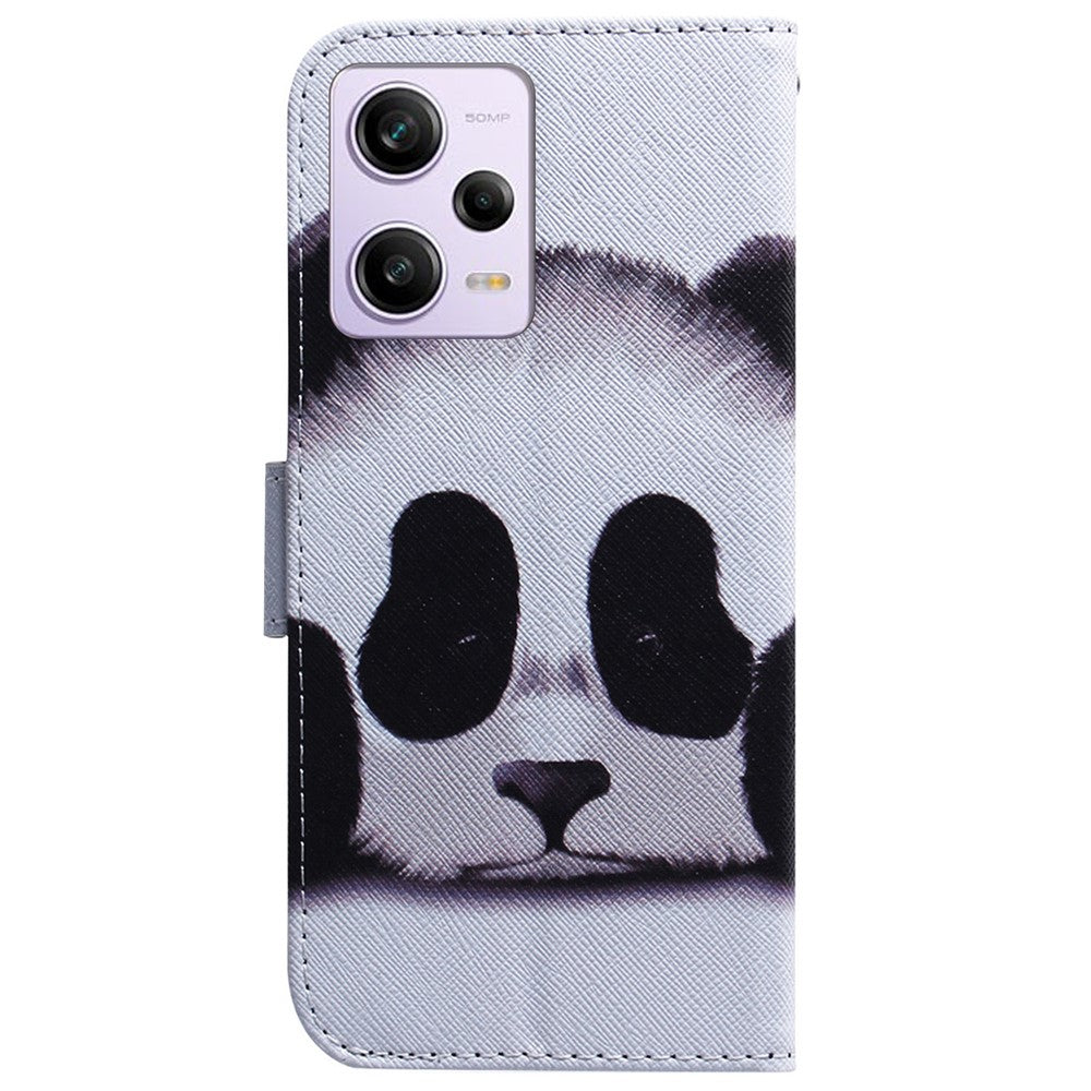 For Xiaomi Poco X5 Pro 5G / Redmi Note 12 Pro 5G / 12 Pro Speed 5G Phone Case Pattern Printing PU Leather Wallet Stand Cover