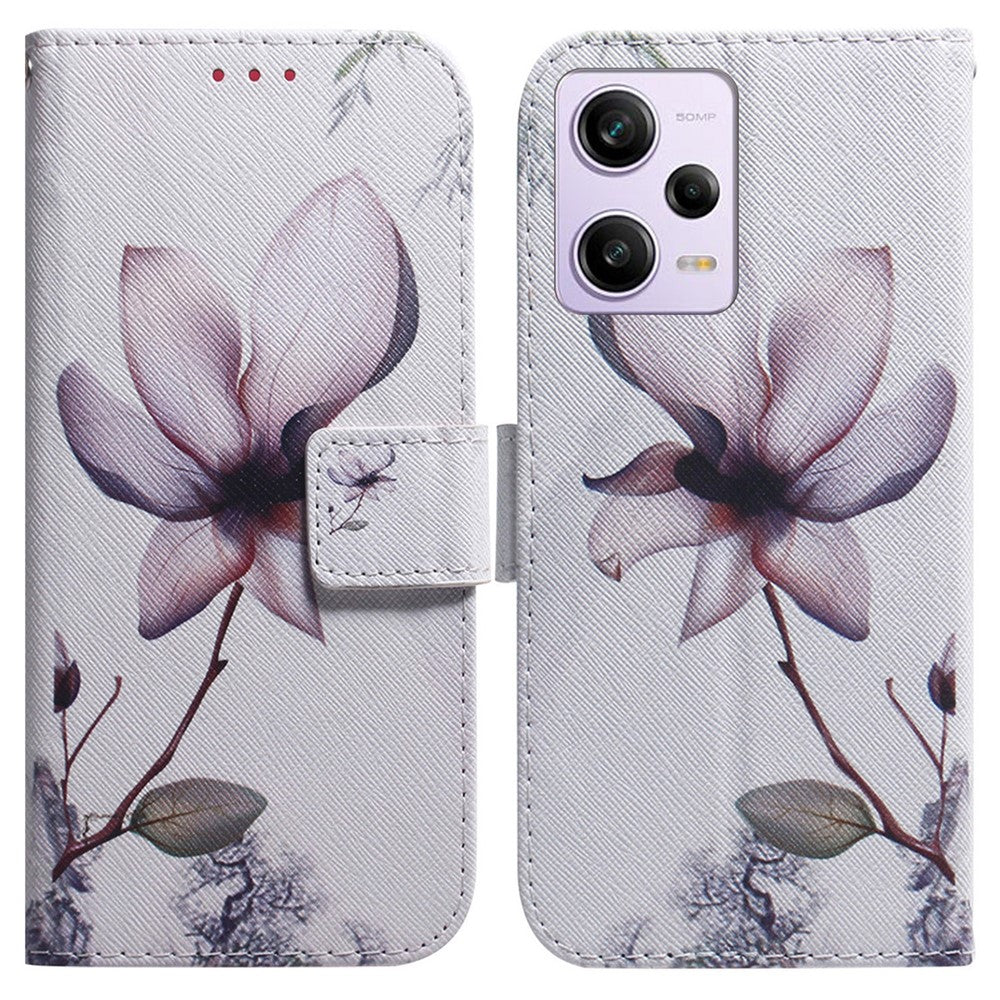 For Xiaomi Poco X5 Pro 5G / Redmi Note 12 Pro 5G / 12 Pro Speed 5G Phone Case Pattern Printing PU Leather Wallet Stand Cover