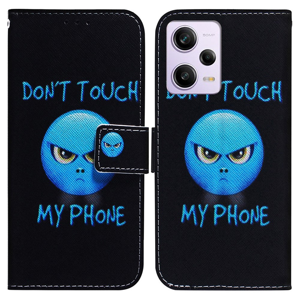 For Xiaomi Poco X5 Pro 5G / Redmi Note 12 Pro 5G / 12 Pro Speed 5G Phone Case Pattern Printing PU Leather Wallet Stand Cover