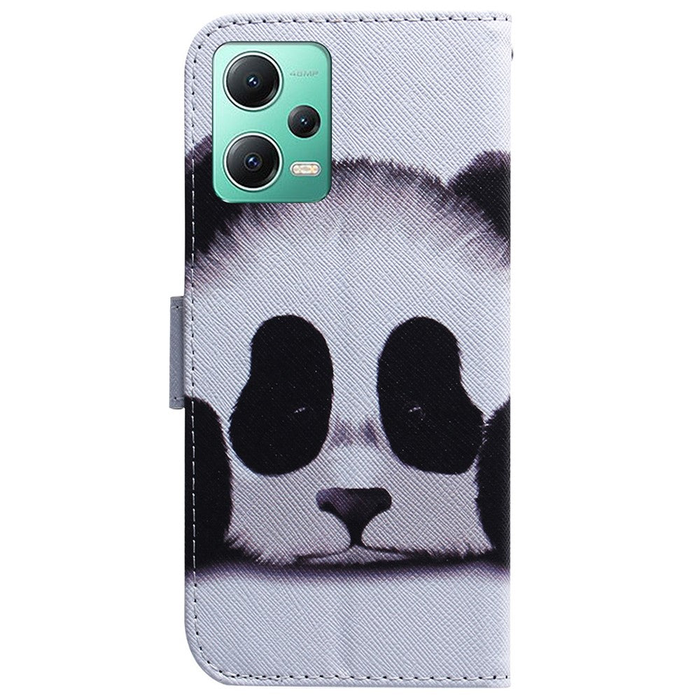 For Xiaomi Redmi Note 12 5G (Global) / (India) / (China) / Poco X5 5G Phone Wallet Case Pattern Printing Leather Stand Phone Cover