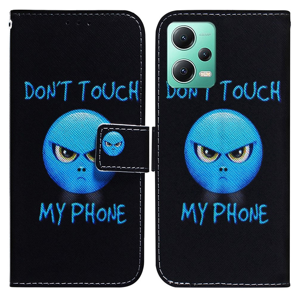 For Xiaomi Redmi Note 12 5G (Global) / (India) / (China) / Poco X5 5G Phone Wallet Case Pattern Printing Leather Stand Phone Cover
