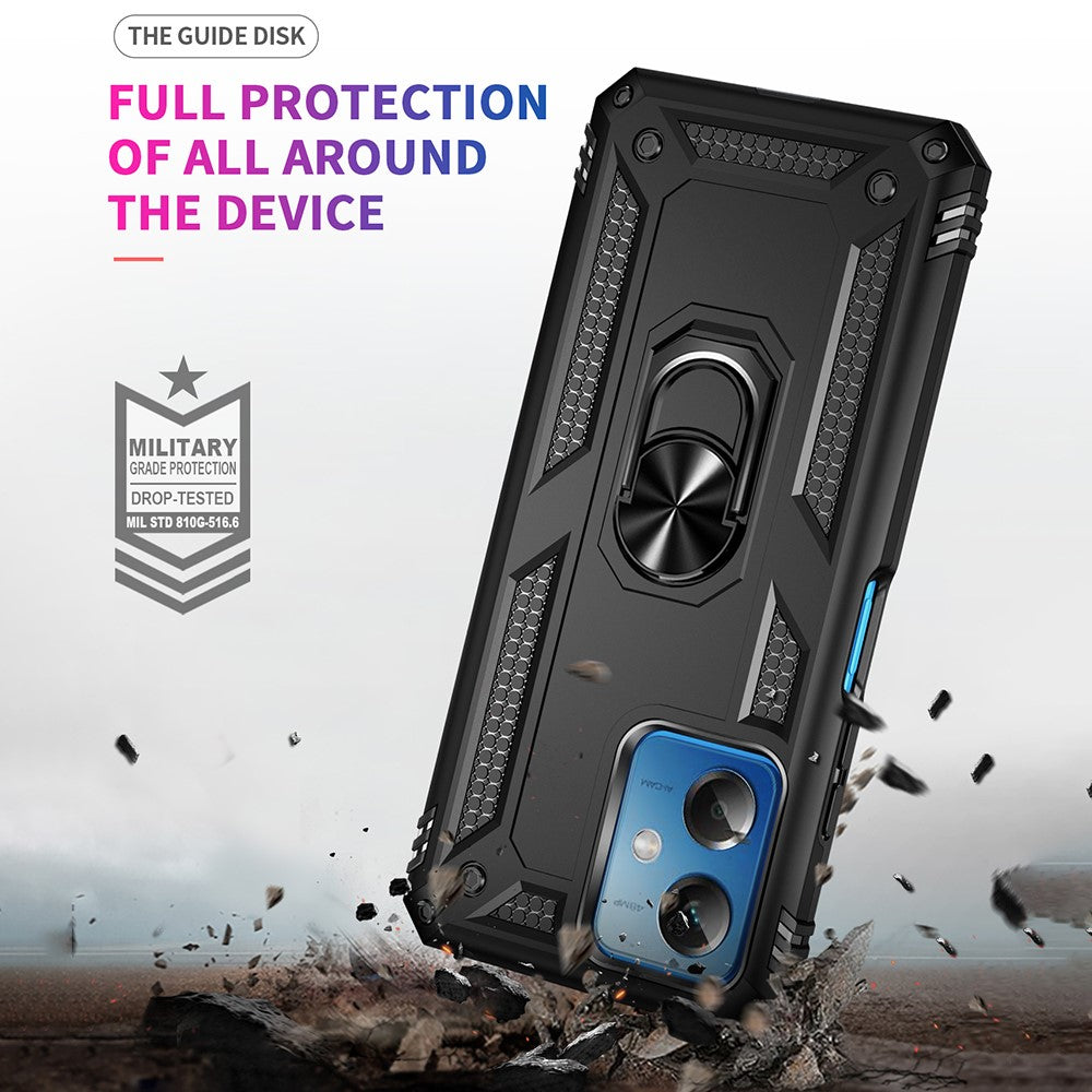 For Xiaomi Redmi Note 12 5G (Global) / (India) / (China) / Poco X5 5G Ring Kickstand Phone Case TPU + PC Cell Phone Cover