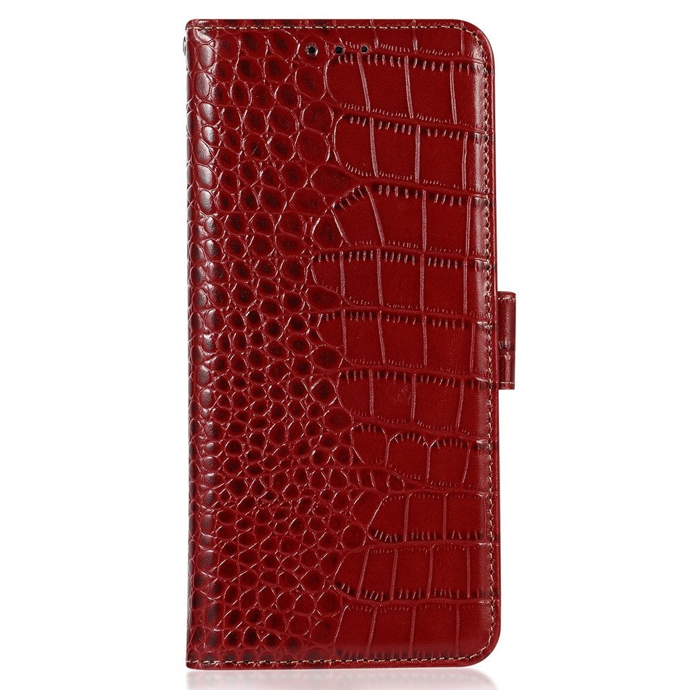 Phone Wallet Case for Xiaomi 13 Lite / Civi 2 5G RFID Blocking Stand Genuine Cowhide Leather Phone Cover