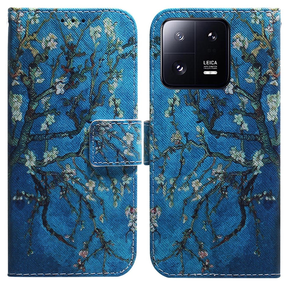 For Xiaomi 13 Pro 5G Wallet Leather Phone Case Pattern Printing Phone Stand Cover