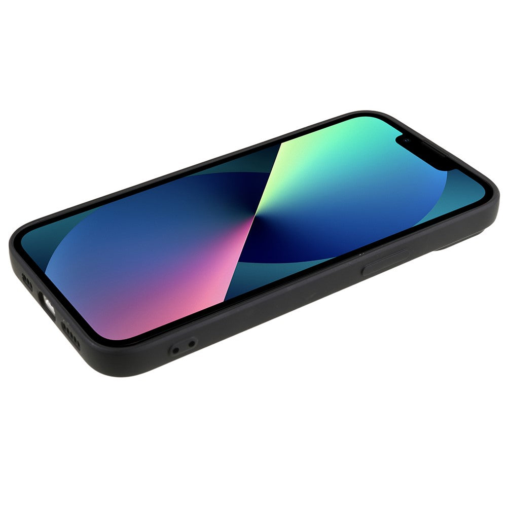 iPhone 13 Gummierte Hülle – Mit Faserfutter & Anti-Kratz-Abdeckung