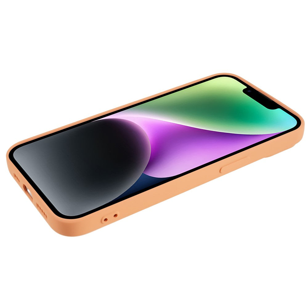 iPhone 14 Plus Gummierte Hülle – Mit Faserfutter & Anti-Kratz-Abdeckung