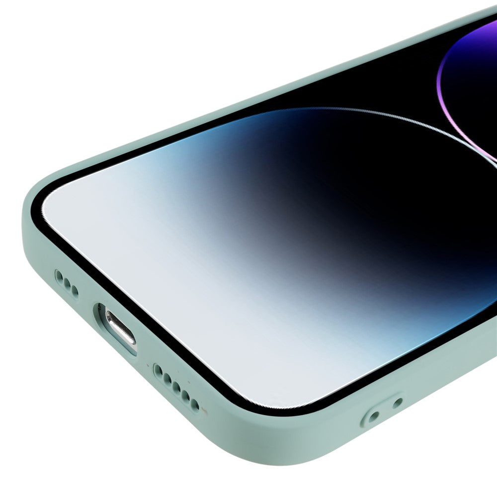 iPhone 14 Pro Gummierte Hülle – Mit Faserfutter & Anti-Kratz-Abdeckung