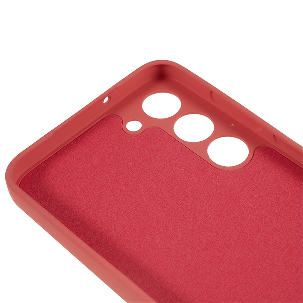 Galaxy S23 Plus Gummierte Hülle – Mit Faserfutter & Anti-Kratz-Abdeckung
