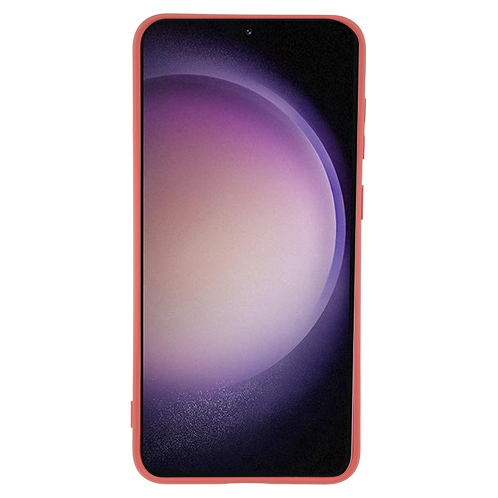 Galaxy S23 Gummierte Hülle – Mit Faserfutter & Anti-Kratz-Abdeckung