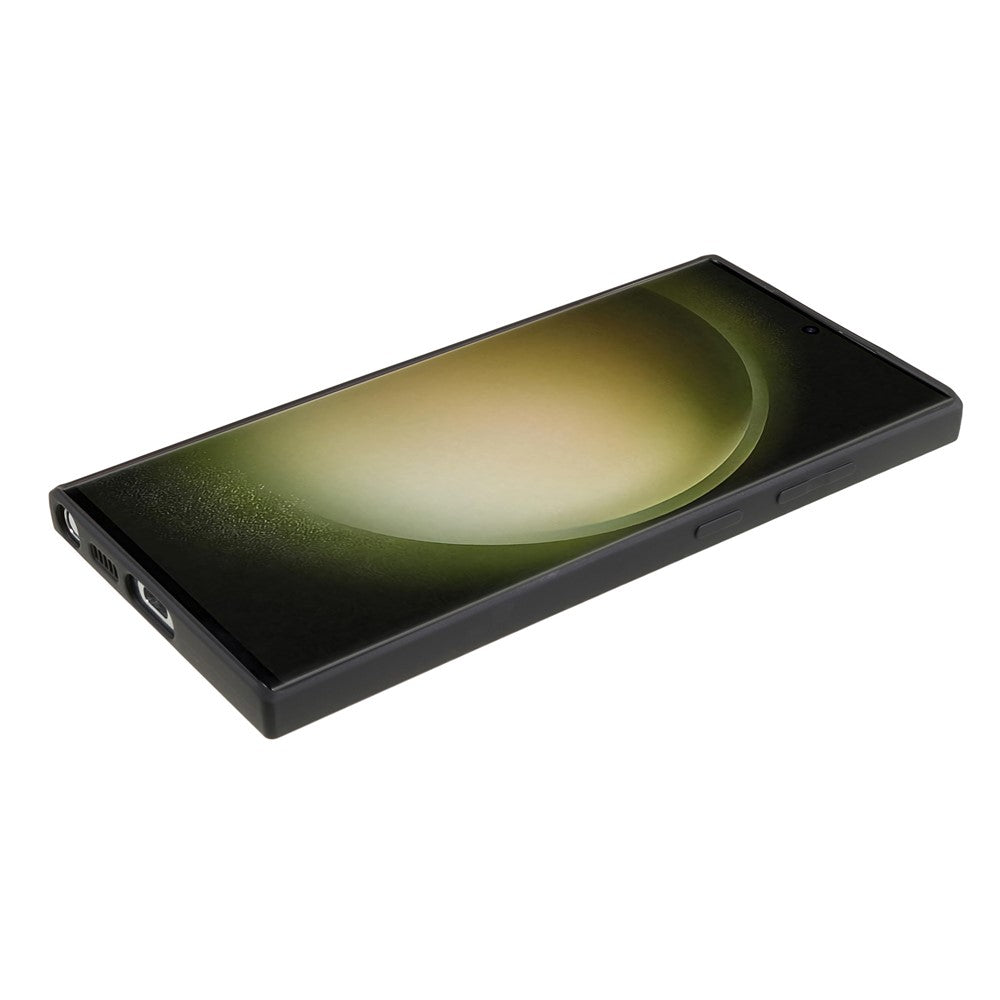 Galaxy S23 Ultra Gummierte Hülle – Mit Faserfutter & Anti-Kratz-Abdeckung