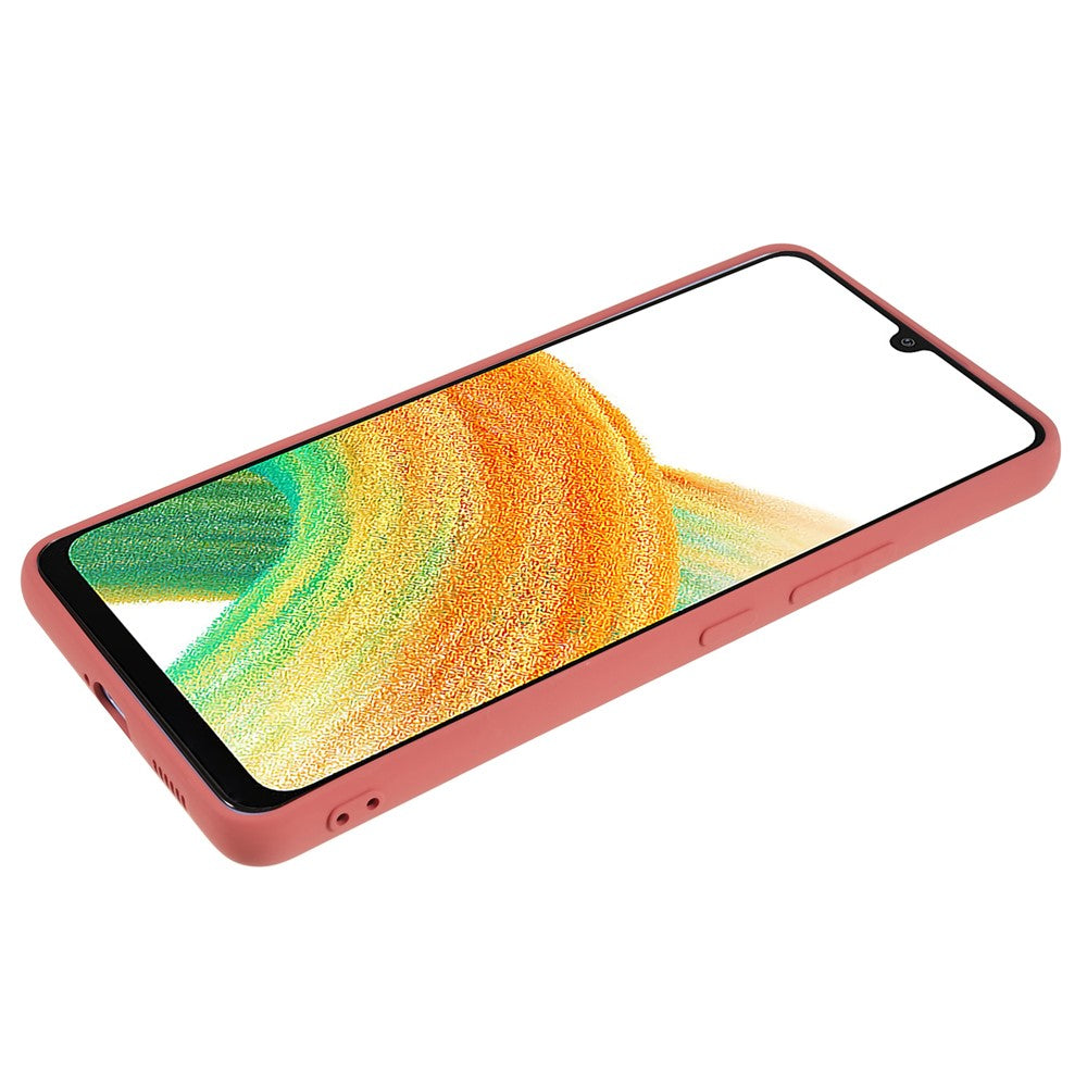 Galaxy A33 5G Gummierte Hülle – Mit Faserfutter & Anti-Kratz-Abdeckung