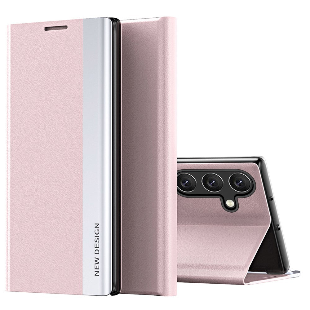 Galaxy A34 5G Klappbare Hülle – elegant, stoßfest, mit Ständer & galvanisierter Oberfläche