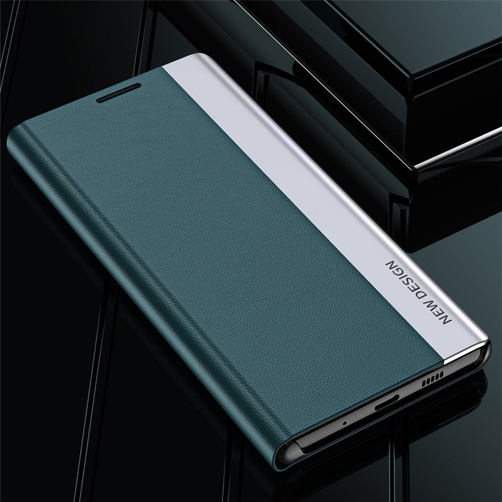 For Xiaomi Redmi 12C 4G PU Leather Flip Stand Phone Cover Electroplating Shockproof Case
