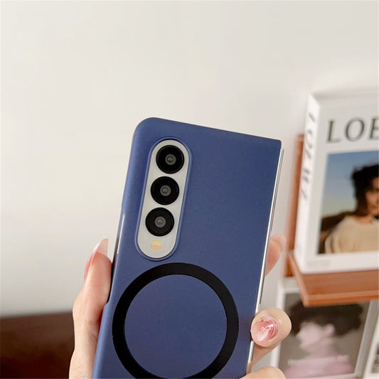 Galaxy Z Fold4 5G – Magnetische Handyhülle aus Kunststoff, mit Soft-Touch-Oberfläche