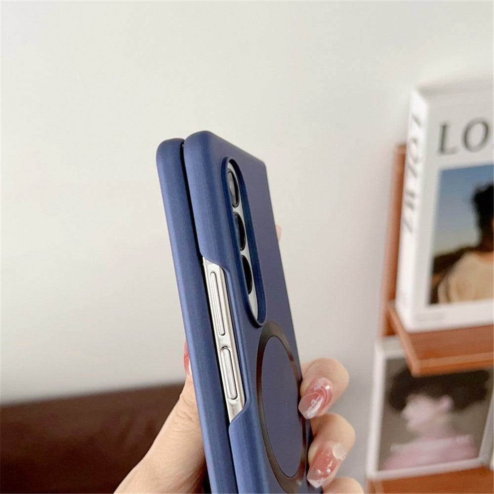 For Samsung Galaxy Z Fold4 5G Phone Cover Skin-touch Hard PC Case Magnetic Case