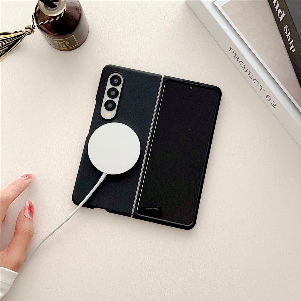 For Samsung Galaxy Z Fold4 5G Phone Cover Skin-touch Hard PC Case Magnetic Case