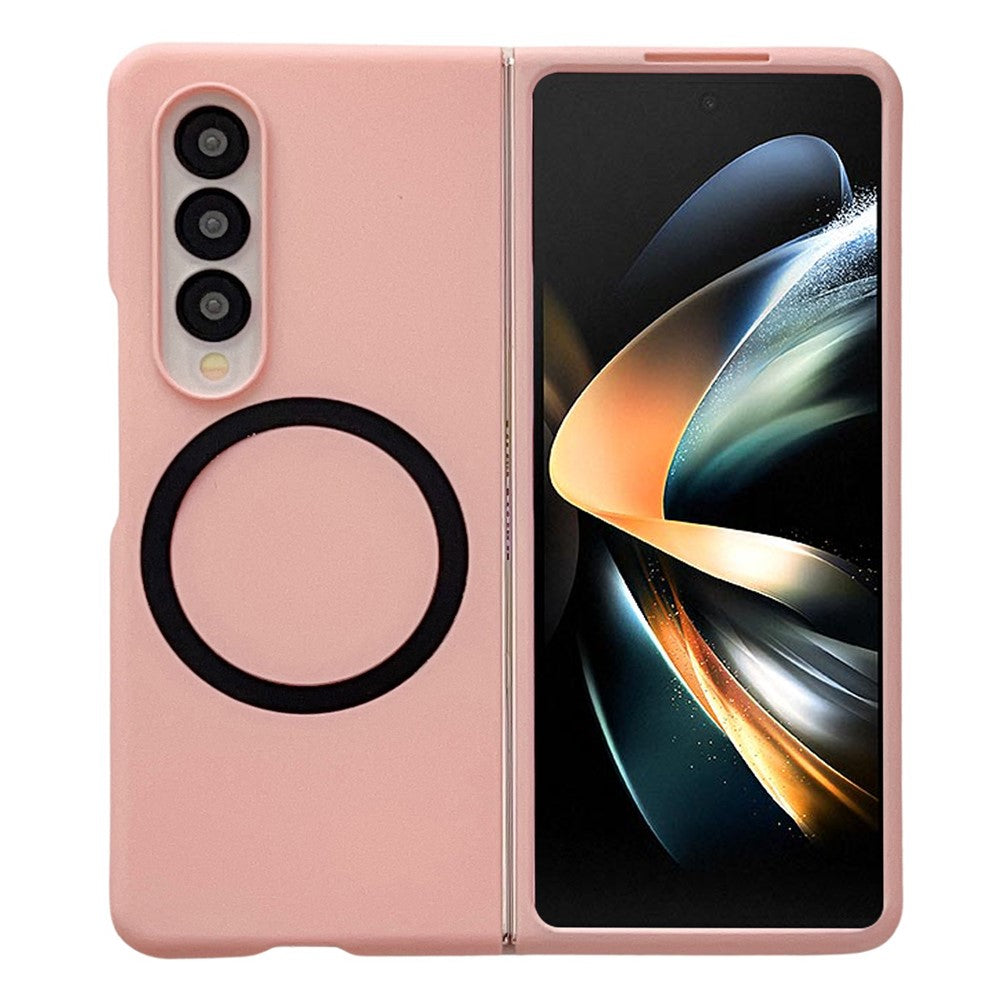 For Samsung Galaxy Z Fold4 5G Phone Cover Skin-touch Hard PC Case Magnetic Case
