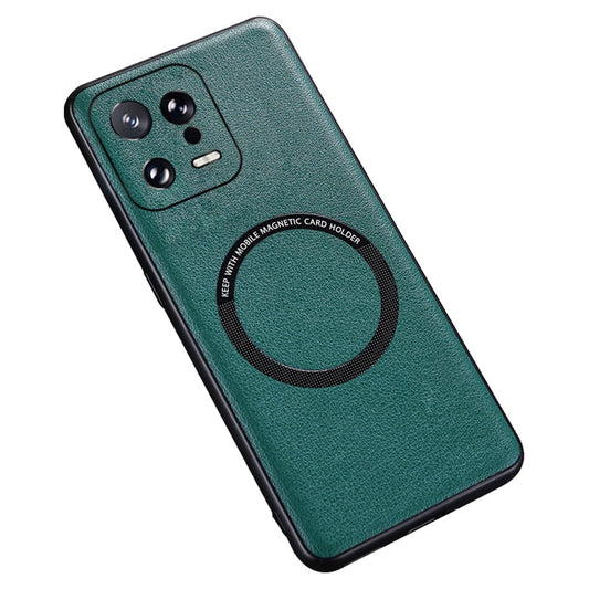Xiaomi 13 Pro 5G Handyhülle – PU Leather Coated TPU+PC Back Case mit magnetischem Gehäuse und Ladegerät