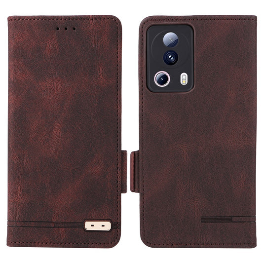 Xiaomi Civi 2 5G / Xiaomi 13 Lite Handyhülle – PU Leather Phone Case Civi 2 5G, Hardware-Dekor Dual-Magnetverschluss-Brieftaschenständer