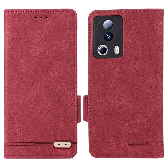 Xiaomi Civi 2 5G / Xiaomi 13 Lite Handyhülle – PU Leather Phone Case Civi 2 5G, Hardware-Dekor Dual-Magnetverschluss-Brieftaschenständer