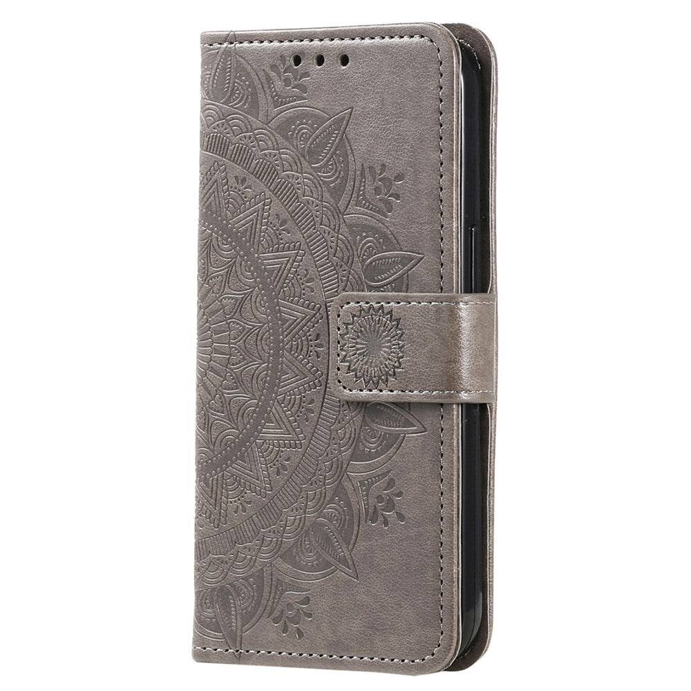 Leather Flip Cover for Xiaomi Redmi Note 12 4G Case Mandala Flower Pattern Wallet Phone Shell