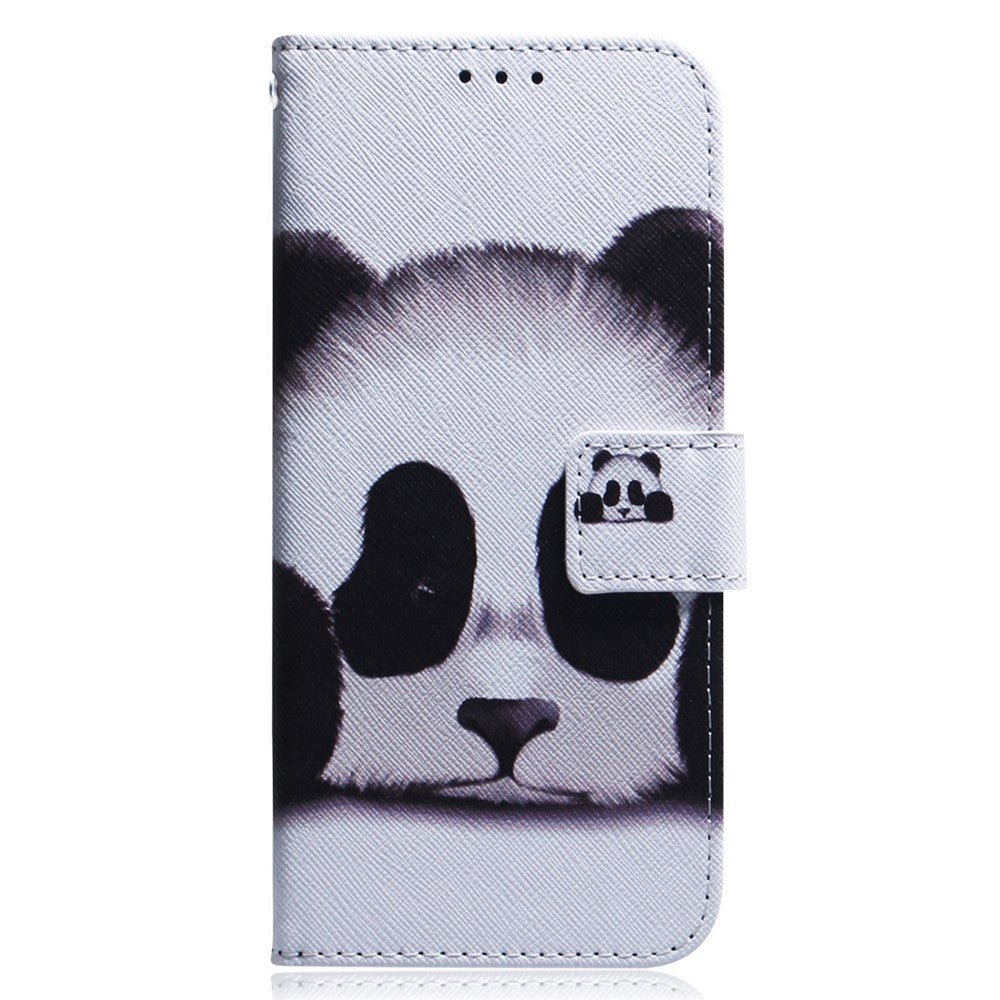 For Xiaomi Redmi Note 12 4G Shockproof Pattern Printing Phone Case Leather Wallet Shell