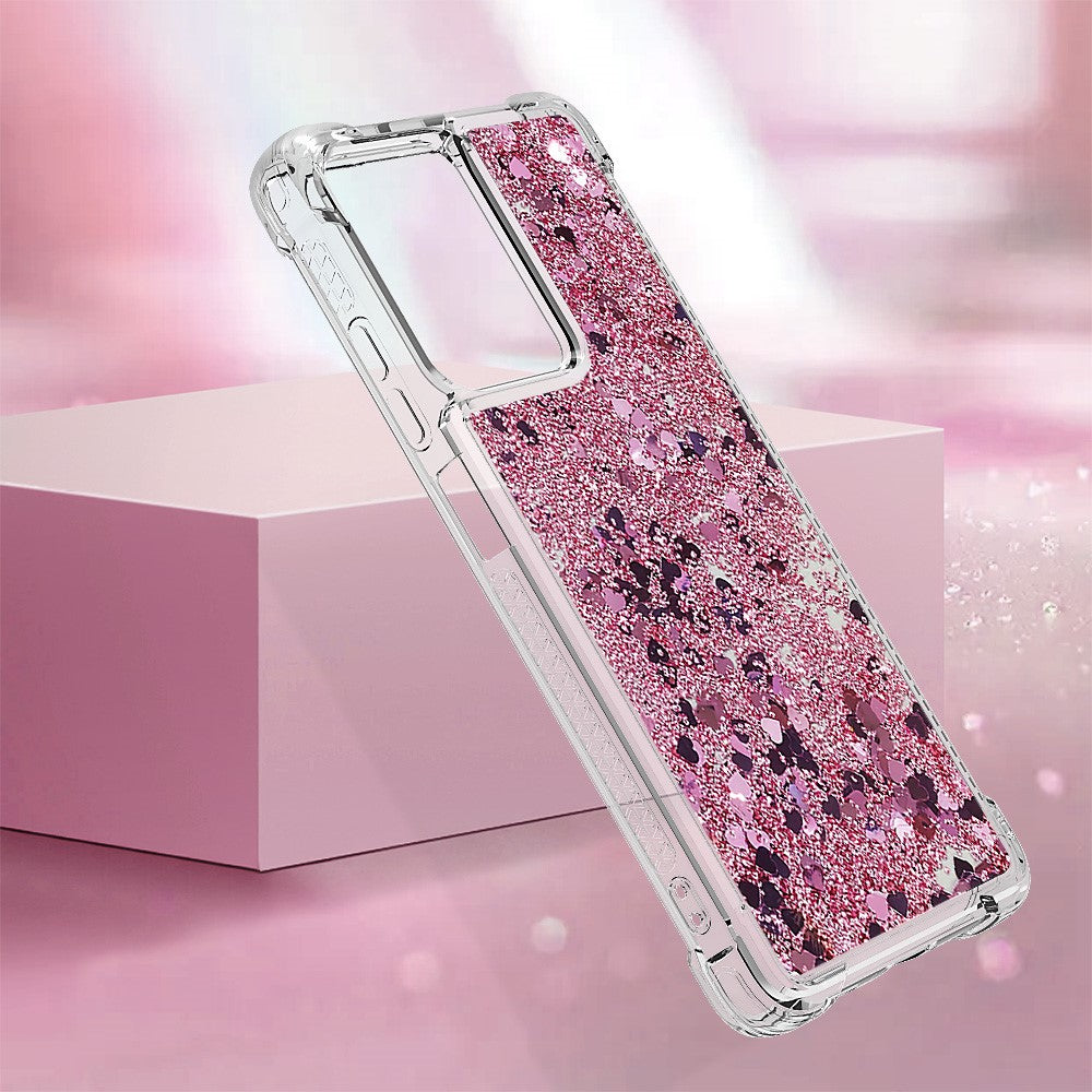 For Xiaomi Redmi Note 12 Pro 5G / Note 12 Pro Speed 5G / Poco X5 Pro 5G TPU Case Glitter Quicksand Shockproof Phone Back Cover