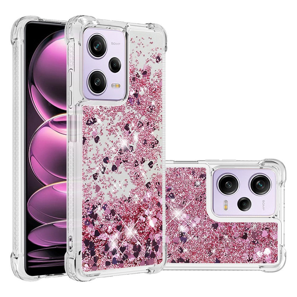 For Xiaomi Redmi Note 12 Pro 5G / Note 12 Pro Speed 5G / Poco X5 Pro 5G TPU Case Glitter Quicksand Shockproof Phone Back Cover