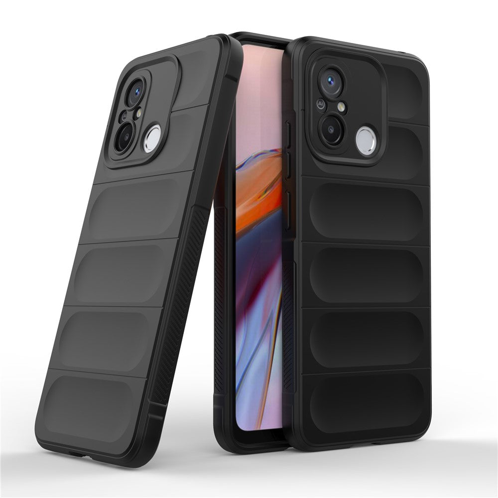 For Xiaomi Poco C55 4G / Redmi 11A 4G / 12C 4G Rugged TPU Phone Cover Cell Phone Back Case