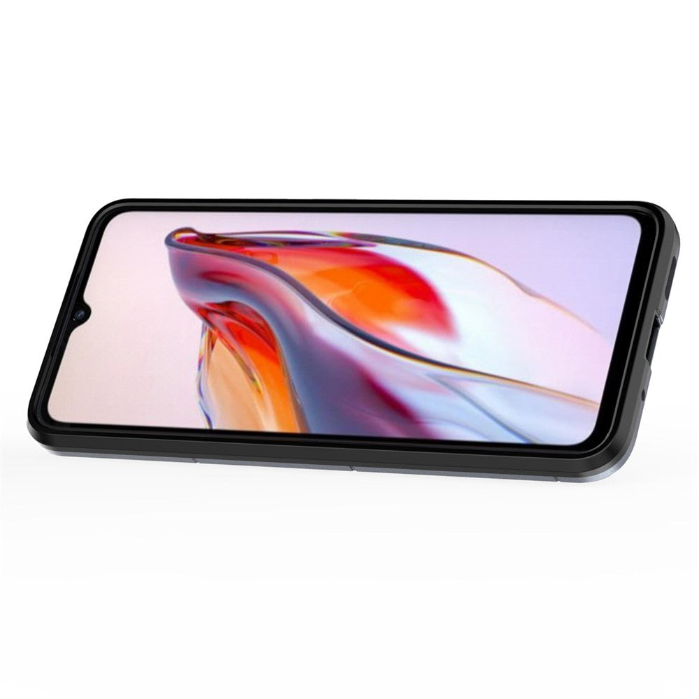 For Xiaomi Poco C55 4G / Redmi 11A 4G / 12C 4G Ring Holder Kickstand Phone Case TPU+PC Cover