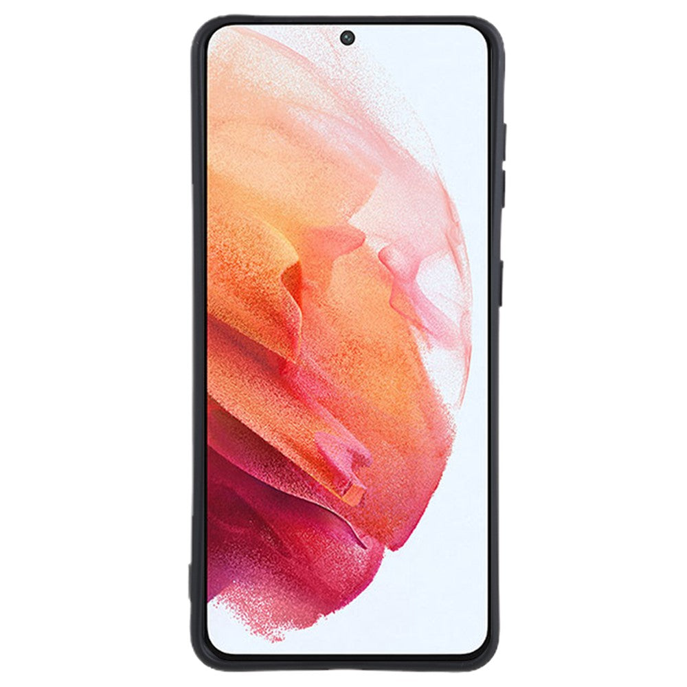 Galaxy S21 4G/5G Gummierte Hülle – Mit Faserfutter & Anti-Kratz-Abdeckung