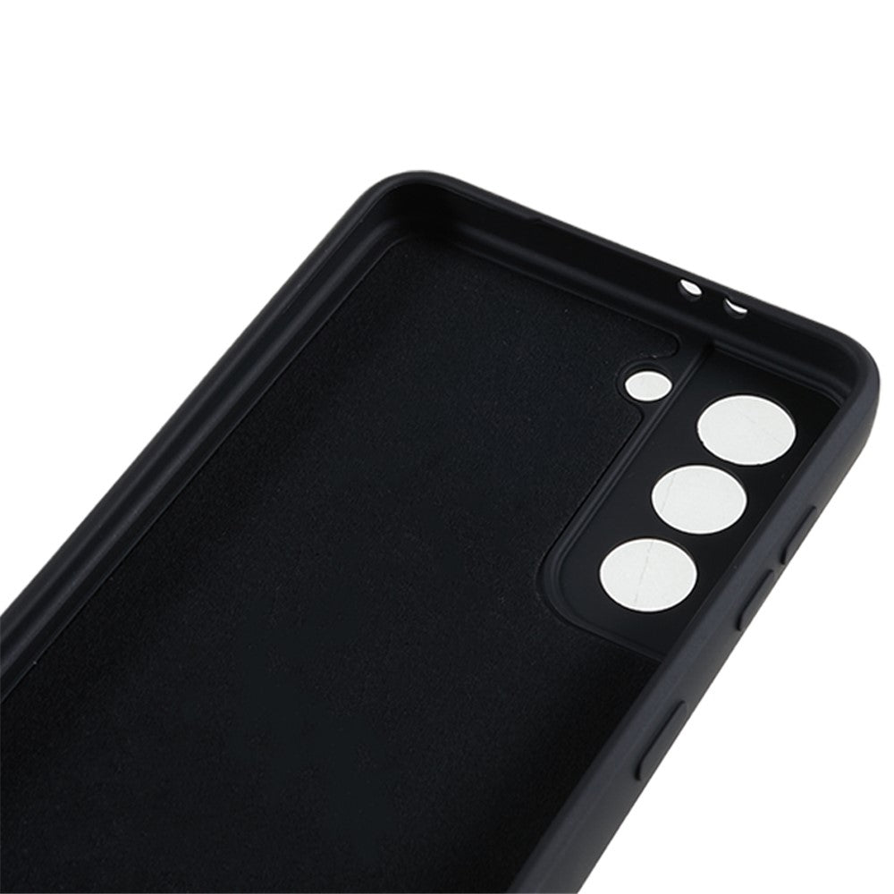 Galaxy S21 4G/5G Gummierte Hülle – Mit Faserfutter & Anti-Kratz-Abdeckung