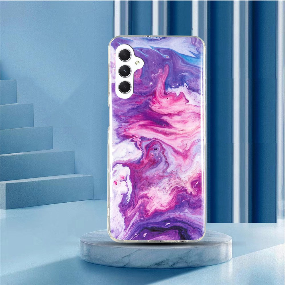 Galaxy A54 5G Schutzhülle – Marmormuster & Kratzfest
