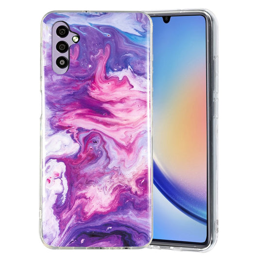 Galaxy A34 5G Schutzhülle – Marmormuster & Kratzfest