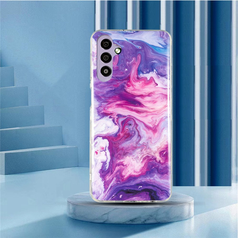 Galaxy A34 5G Schutzhülle – Marmormuster & Kratzfest