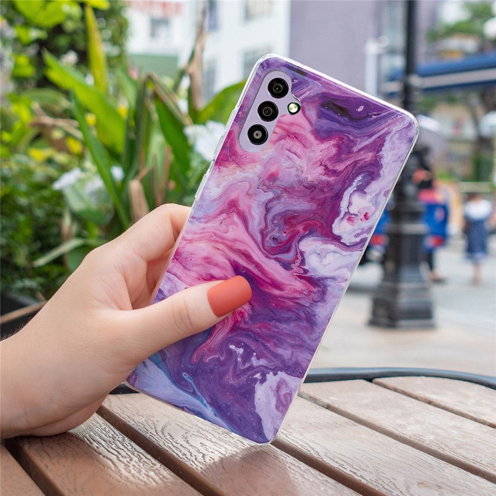 Galaxy A34 5G Schutzhülle – Marmormuster & Kratzfest