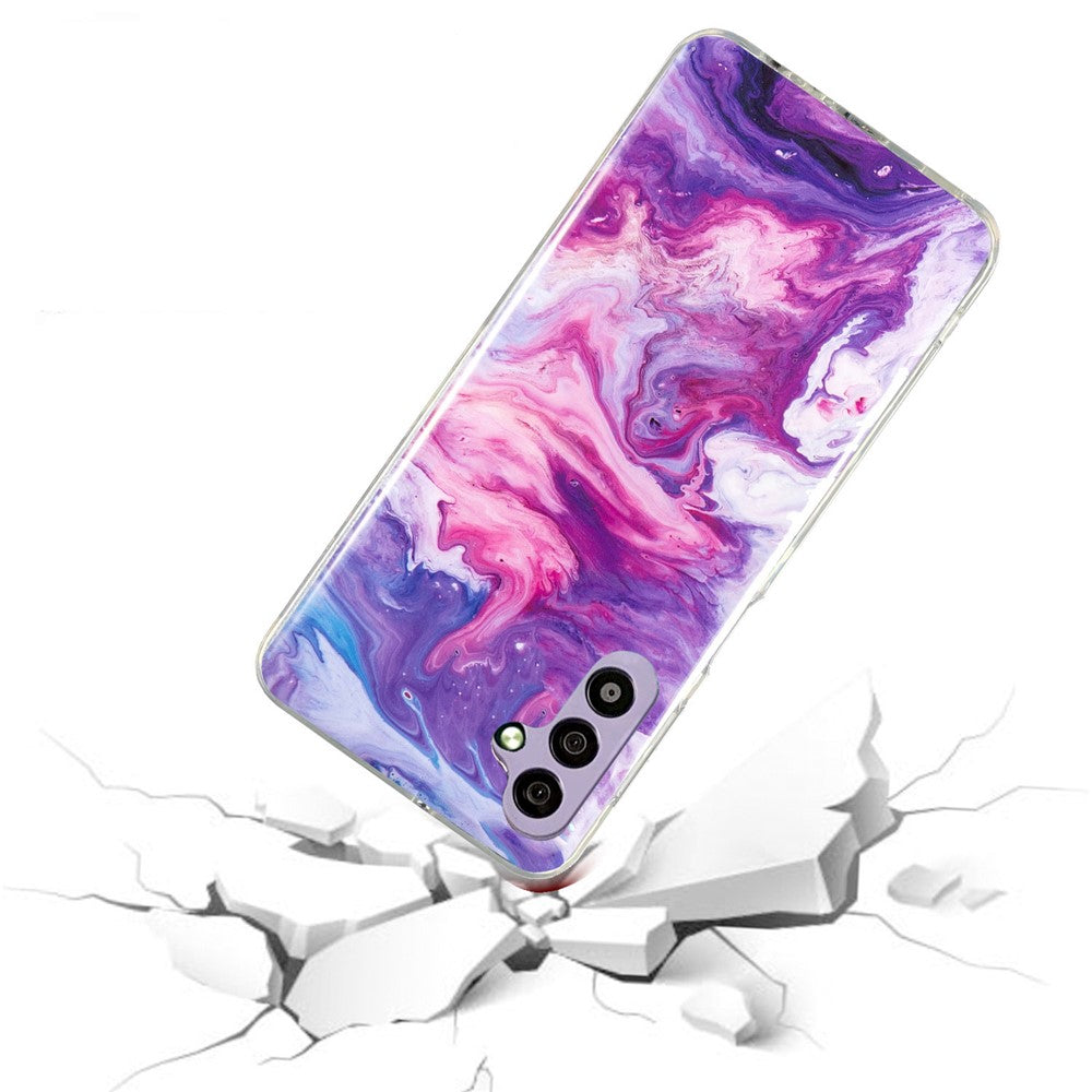 Galaxy A34 5G Schutzhülle – Marmormuster & Kratzfest