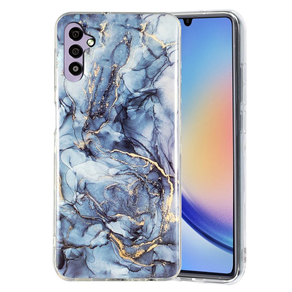 Galaxy A34 5G Schutzhülle – Marmormuster & Kratzfest