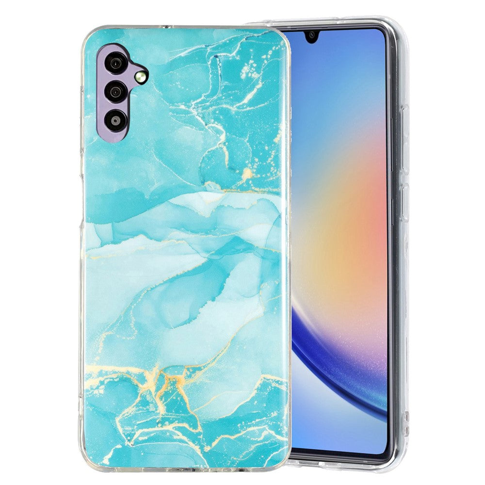 Galaxy A34 5G Schutzhülle – Marmormuster & Kratzfest